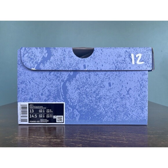 Nike Ja 1 "Scratch" Teal Basketball Shoes Men's Size 13 FD6565-400 - Picture 11 of 11